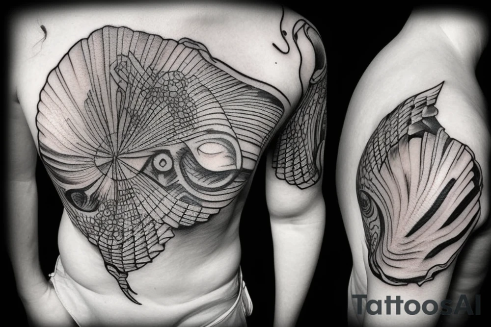 shell tattoo idea
