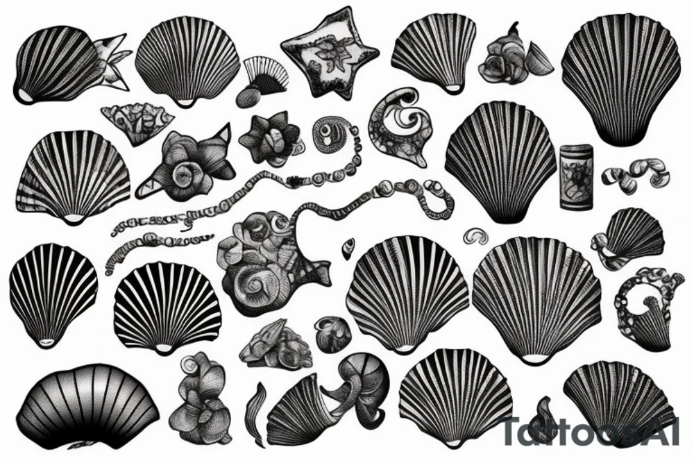 shell tattoo idea