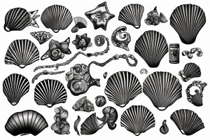 shell tattoo idea