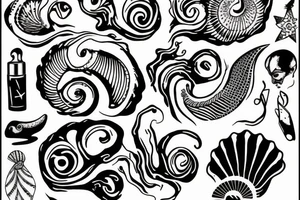 shell tattoo idea