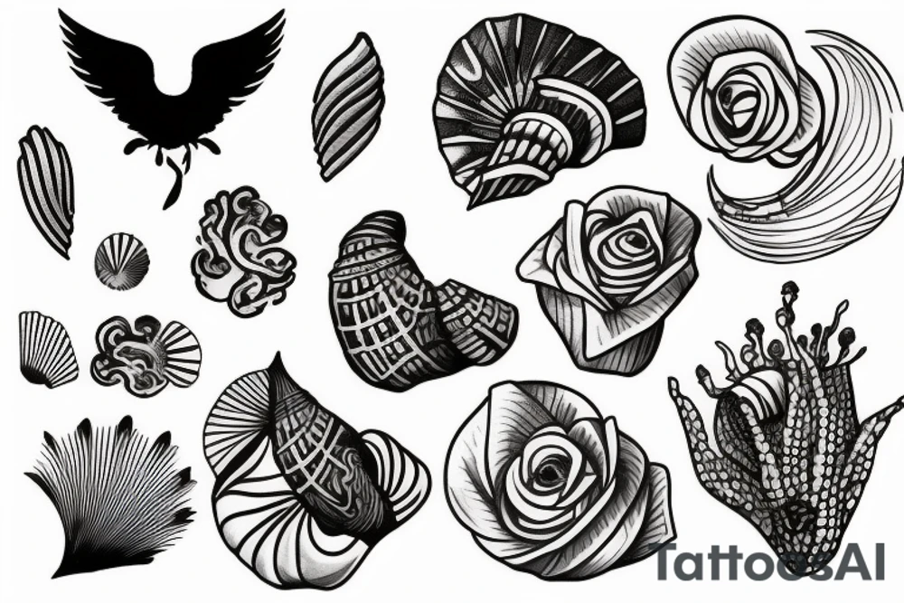 shell tattoo idea