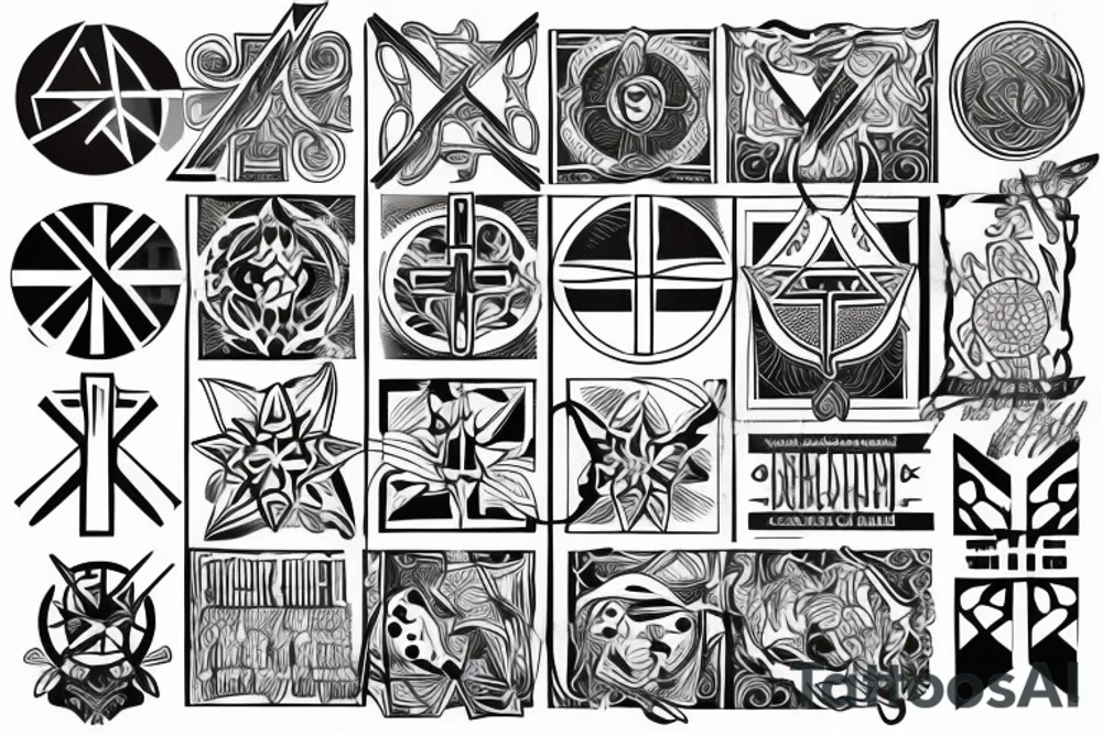 Christian Cross tattoo idea