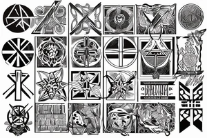 Christian Cross tattoo idea