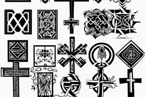 Christian Cross tattoo idea
