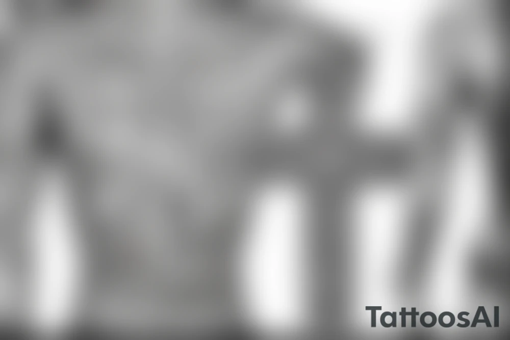 Intricate Cross tattoo idea