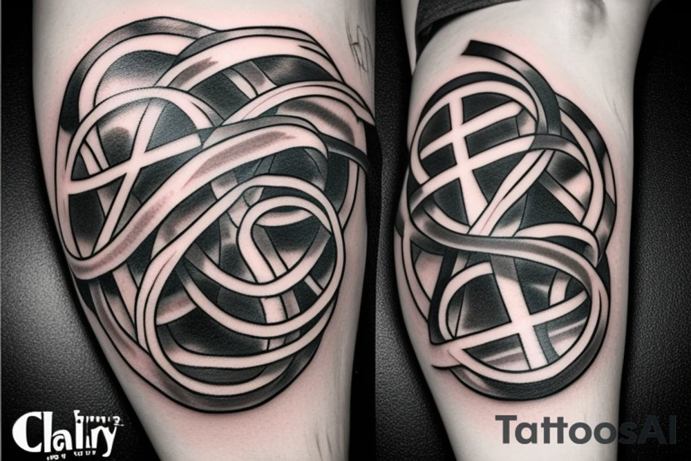 Crosses of Calvary tattoo idea