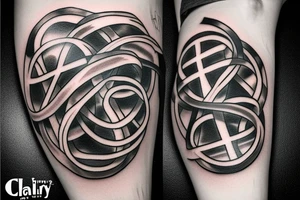 Crosses of Calvary tattoo idea