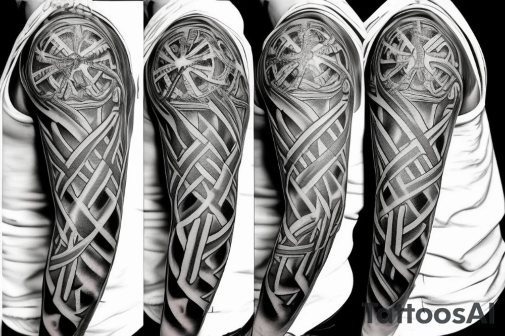 Crosses of Calvary tattoo idea