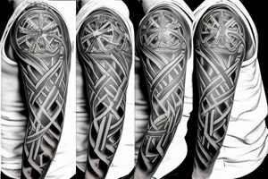 Crosses of Calvary tattoo idea