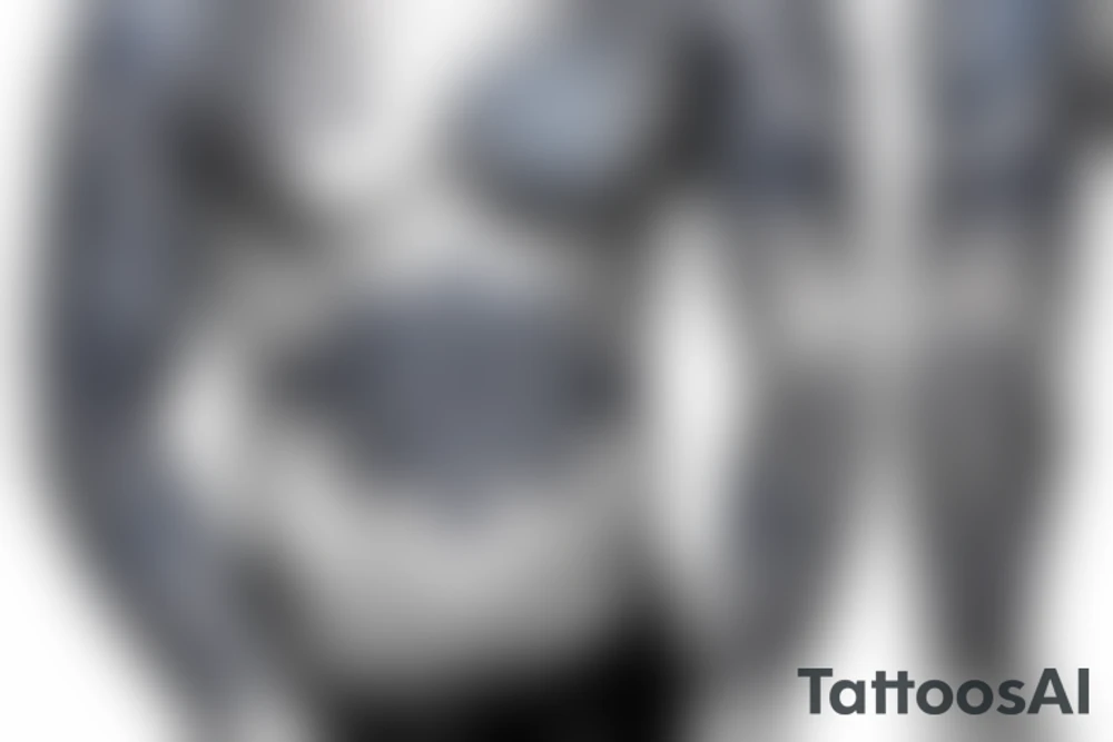 navy motifs in sleeve tattoo idea