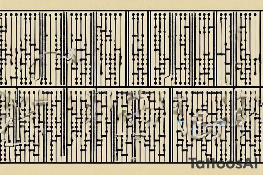 Keyboard: A common symbol for computer input, and often associated with hacking.
Binary Code: Rows of 1s and 0s to represent the digital language.
Computer Screen with code: Could symbolize active hacking.
Lock and Key: Representing encryption and decryption, security and breaching security.
Wires: Depicting network connections.
A hooded figure: Often a stereotypical symbol of a hacker. tattoo idea