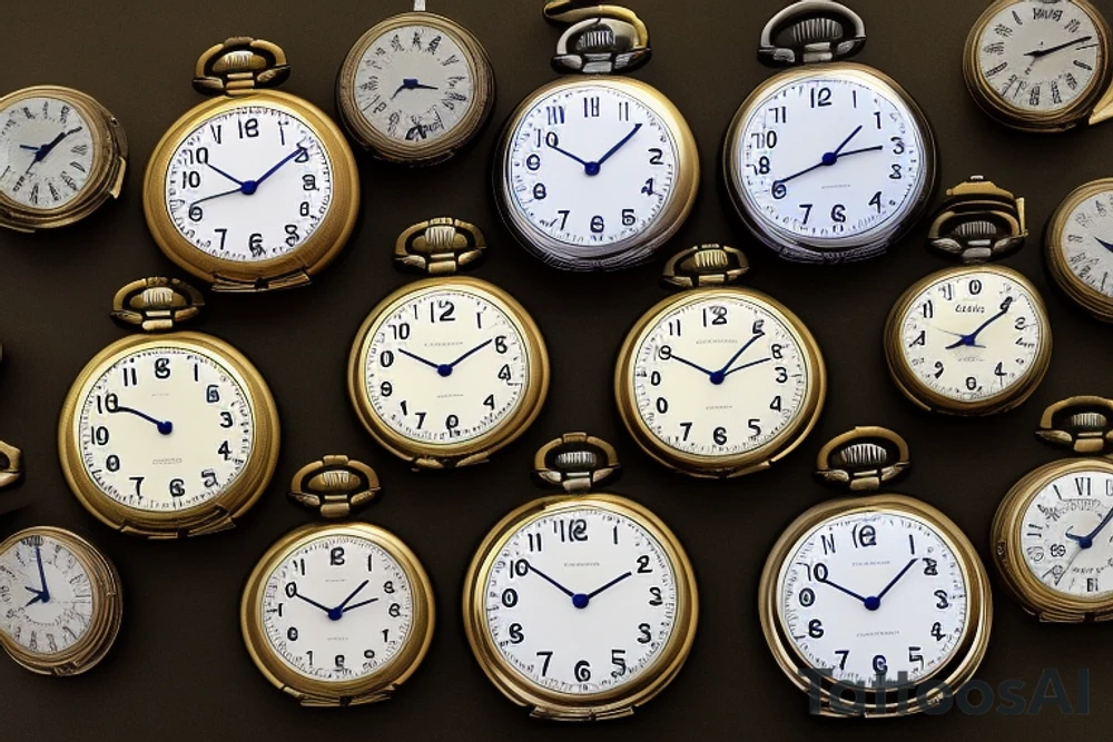 3 pocket watches with my children’s date of birth and time of birth on them. First one saying Jayden 22/08/10 time showing 12:17. Second one saying Sophie 02/06/13 time showing 3:02. Third one saying Oliver 30/07/13 showing 11:15. tattoo idea