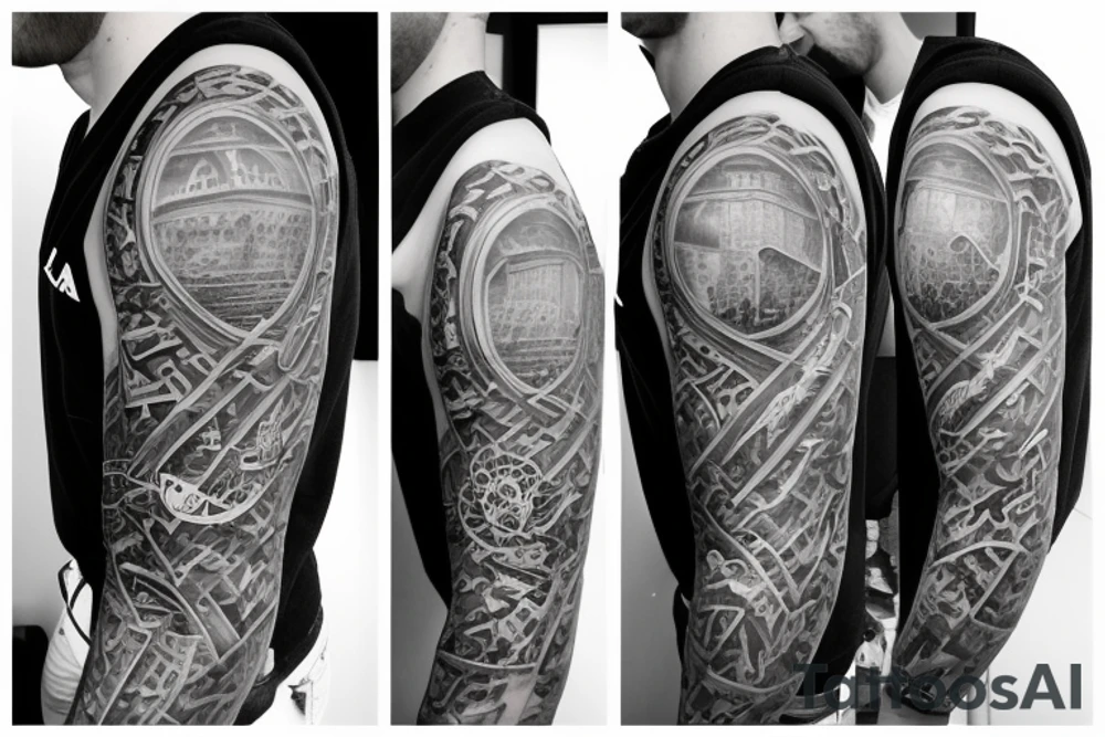 Sleeve tattoo with: Arizona,
Oakland LDS temple,
Navy,
Muse,
Nuclear,
Adirondacks,
Washington Capitals Stanley Cup,
IBM,
Cisco,
UiPath,
CyKor,
Washington DC,
Rensselaer,
Carnegie Mellon,
Austin TX,
Finance job,
Sales,
Basque,
Chelsea FC tattoo idea