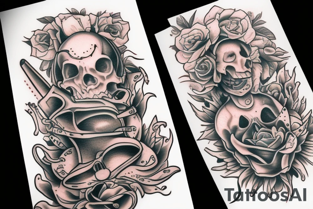 The last hand moments mori tattoo idea