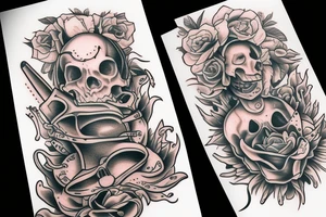 The last hand moments mori tattoo idea