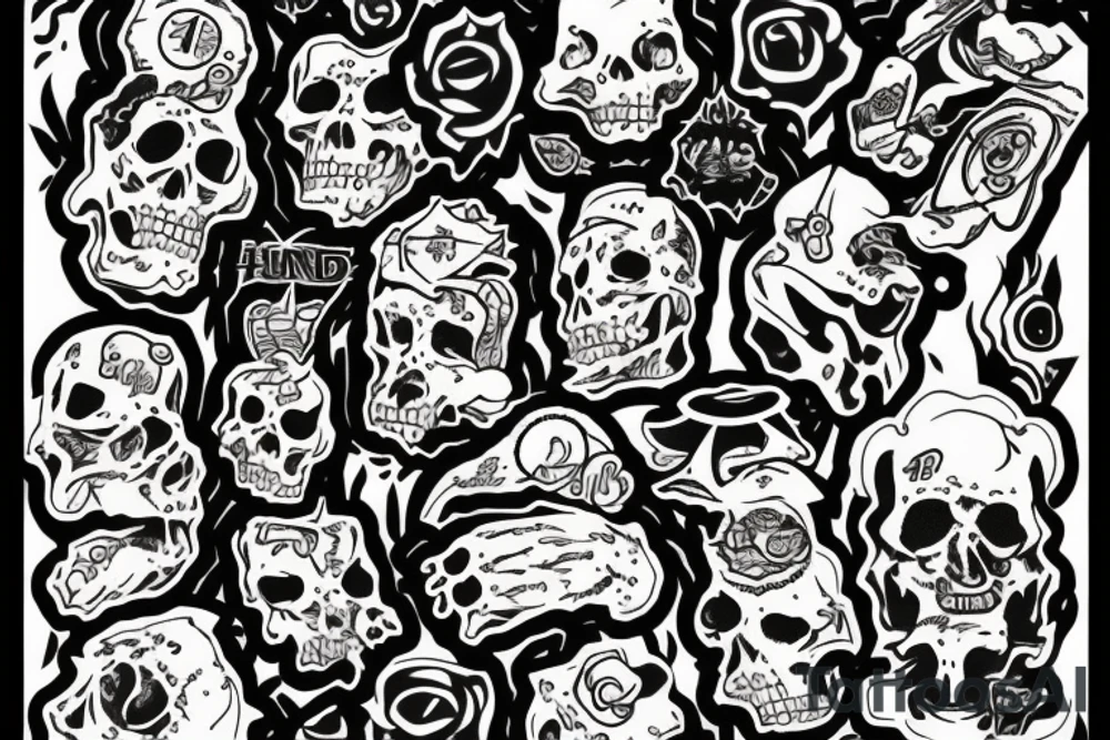 The last hand moments mori tattoo idea