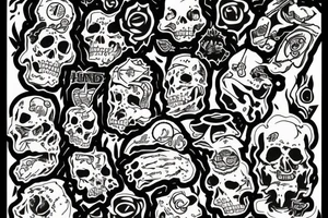 The last hand moments mori tattoo idea