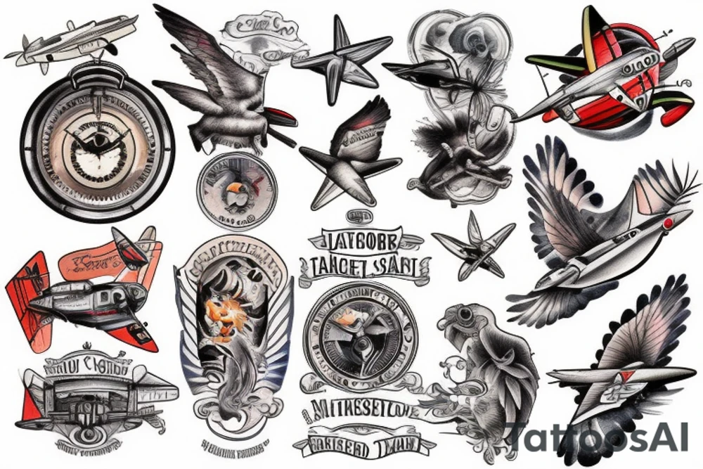 Aviation tattoo idea