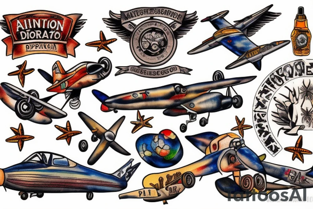 Aviation tattoo idea
