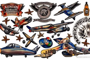 Aviation tattoo idea