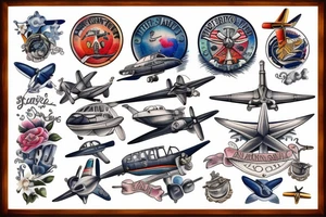Marine aviation tattoo idea