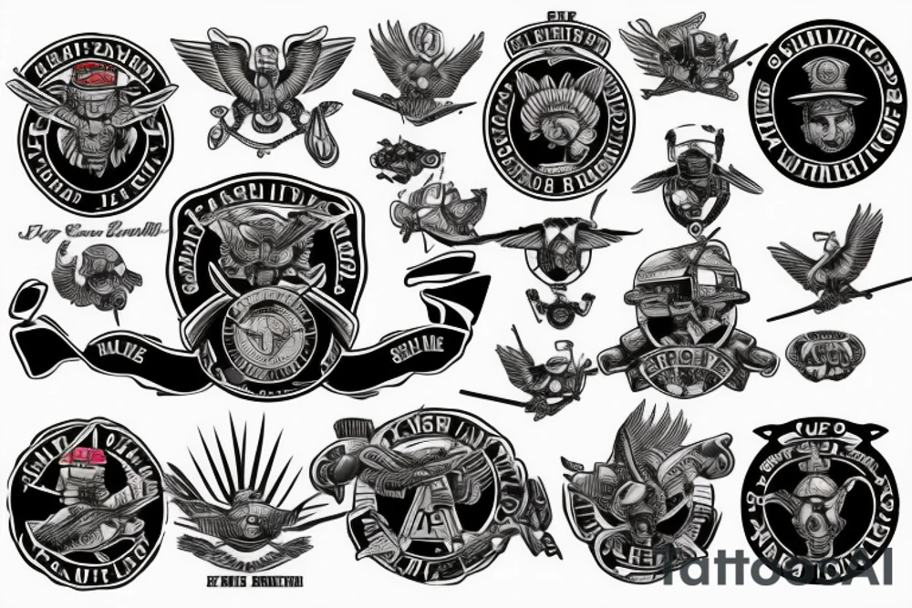 USMC helicopter tattoo idea