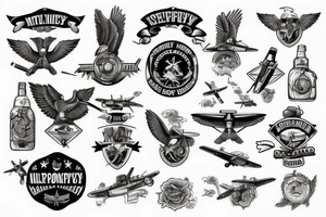 Military helicopter tattoo idea