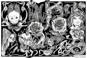 Noah born 25th October 2015 tattoo idea