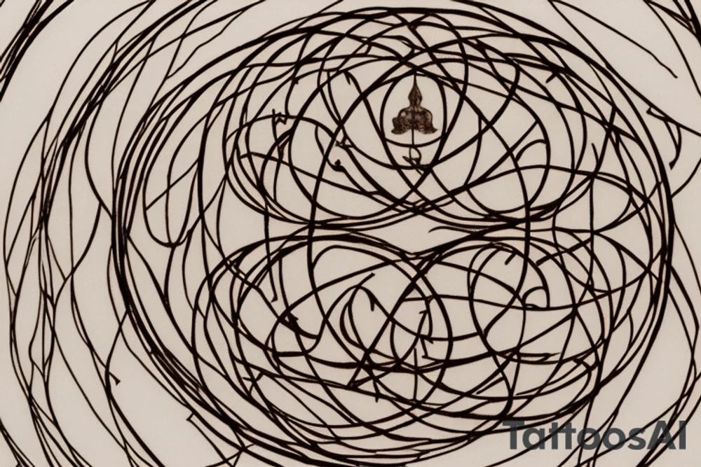 At its core, the framework of the design embraces the profound beauty of the Fibonacci sequence and the Tree of Life, creating a mesmerizing visual representation of growth, balance, and interconnectedness.

Nestled within this intricate framework, the astrology symbol for Cancer, a celestial constellation portraying the Cancer zodiac sign is delicately etched into the framework, incorporate the sequence of angel numbers 222, 333, 444, and 555. the yin yang symbol, derived from ancient Chinese philosophy,  Include this in the design tattoo idea