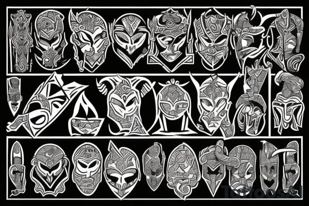 warrior tattoo idea