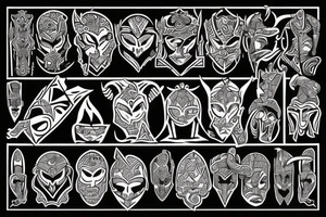warrior tattoo idea