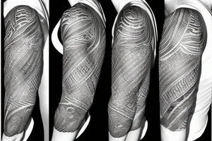 sleeve with furios female amazon tattoo idea