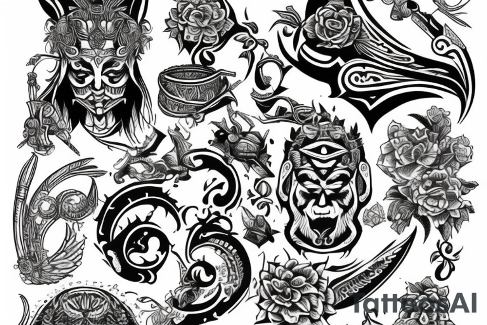 warrior tattoo idea