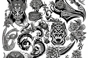 warrior tattoo idea