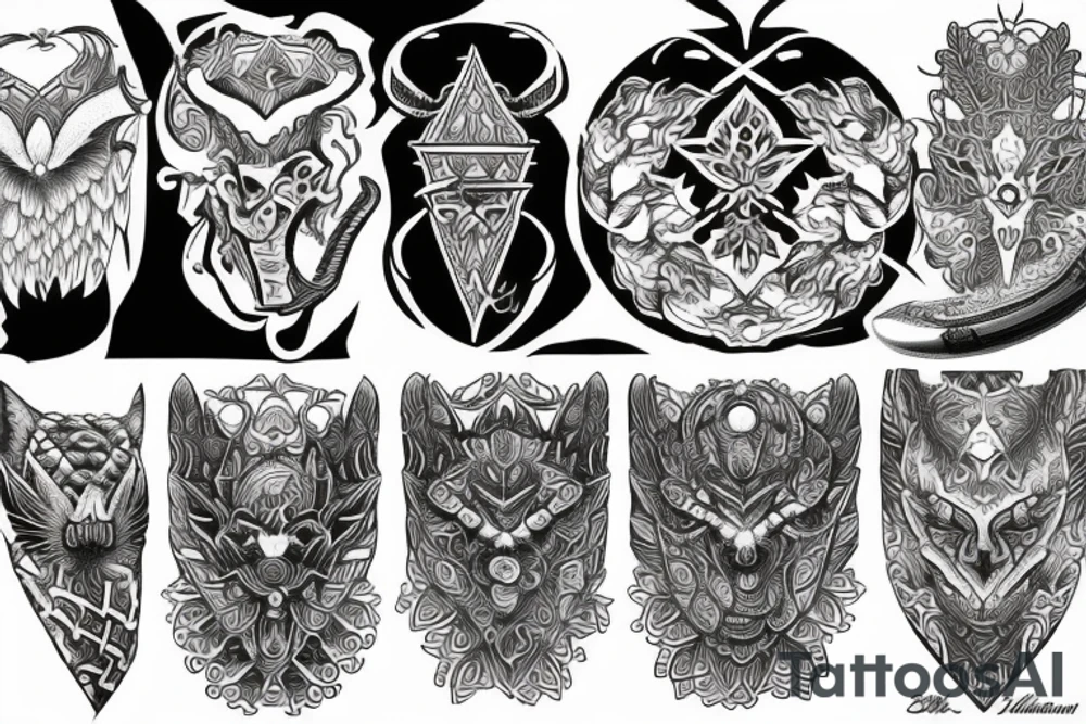 warrior tattoo idea