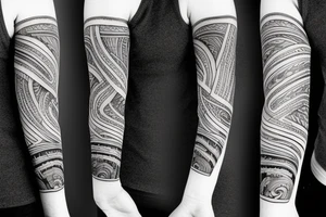 wood  sleeve tattoo tattoo idea