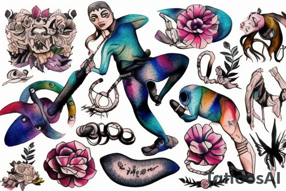 5.11 climbing tattoo idea