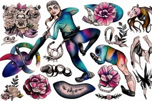 5.11 climbing tattoo idea