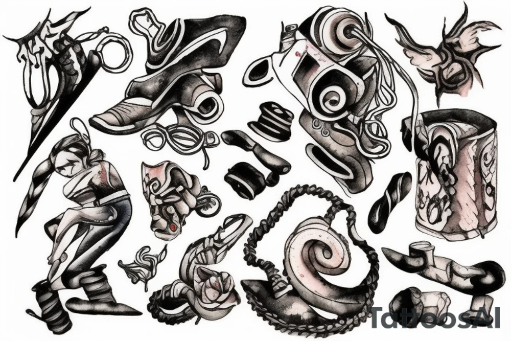 5.11 climbing tattoo idea