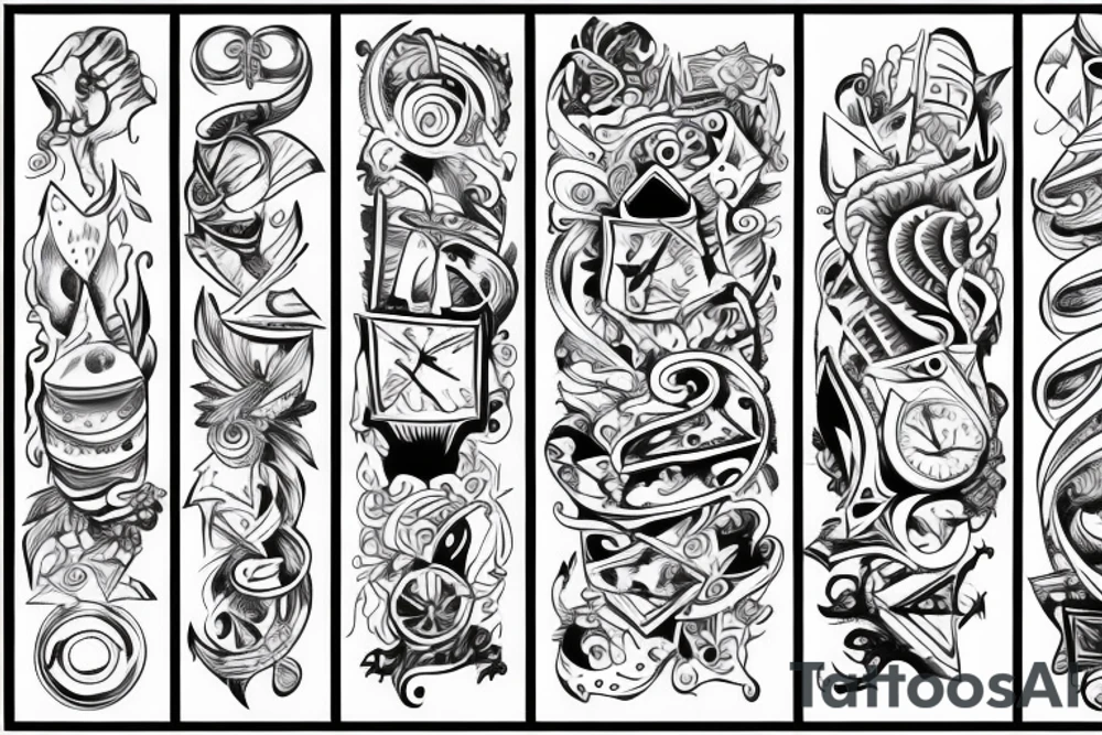 Climbing tattoo idea
