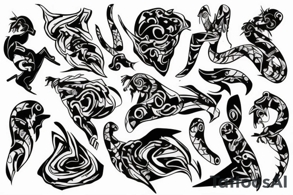 Climbing tattoo idea