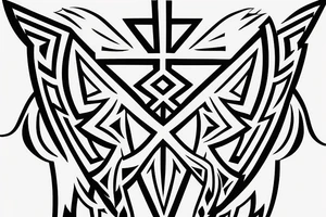 Geometric back tattoo cross





Geometric Back Christian Tattoo with Cross and wings tattoo idea