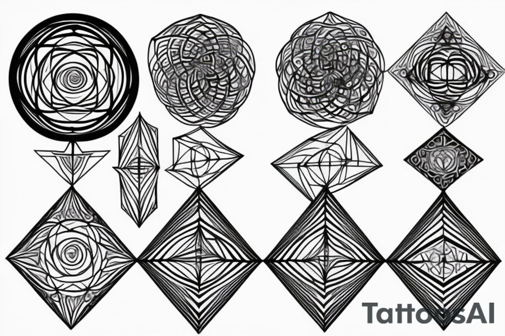 Geometric Back Tattoo, Sacred Geometry, Christian tattoo idea Geometric Back Tattoo, Sacred Geometry, Christian tattoo idea