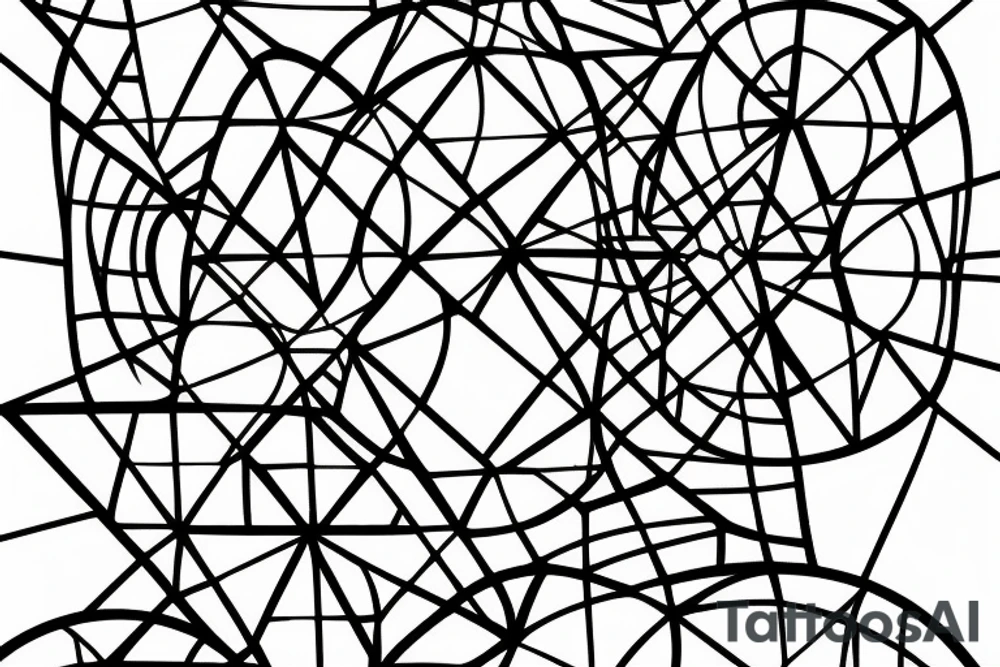 Christ Cross, Geometric, Back Tattoo, Dot Work, stained glass tattoo idea Christ Cross, Geometric, Back Tattoo, Dot Work, stained glass tattoo idea