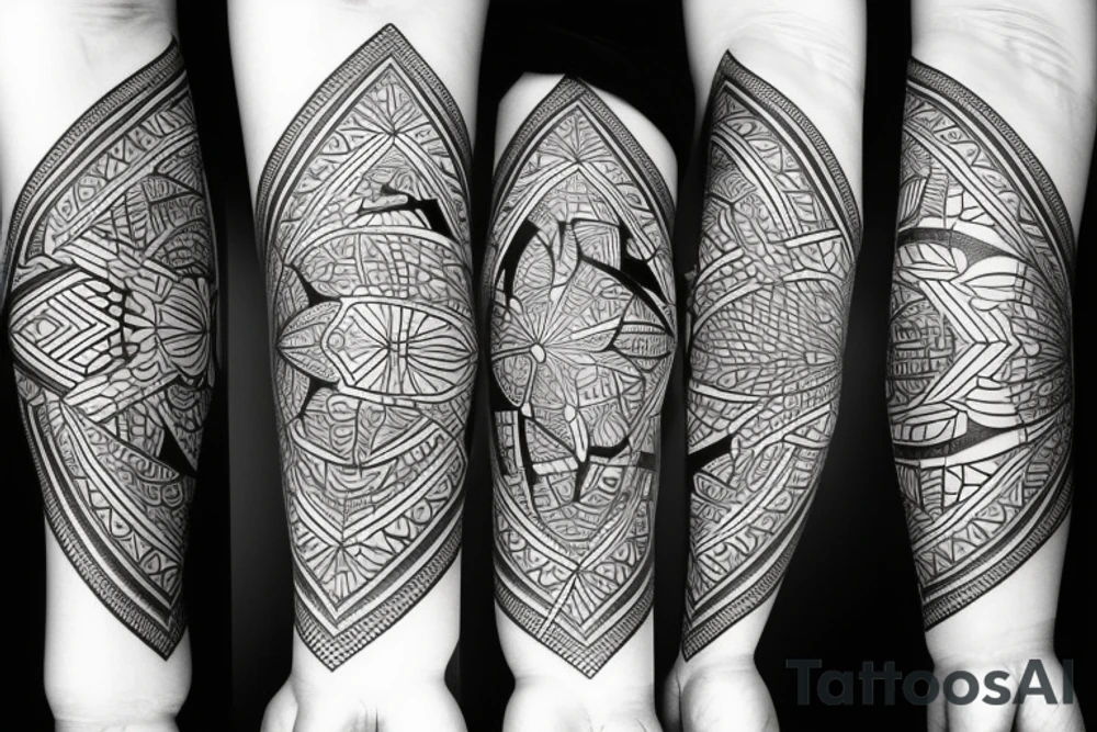 Arm sleeve tattoo idea