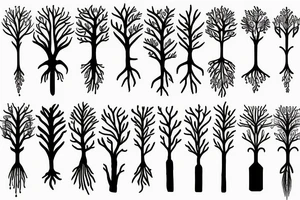 Arm sleeve tree of life tattoo idea