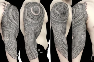 Third eye sleeve tattoo idea