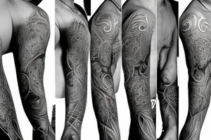 Third eye sleeve tattoo idea