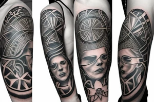 Third eye sleeve tattoo idea