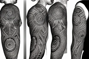 Third eye sleeve tattoo idea
